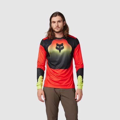 Polera Manga Larga Bicicleta Ranger Revise Rojo Fox polera bicicleta fox mtb