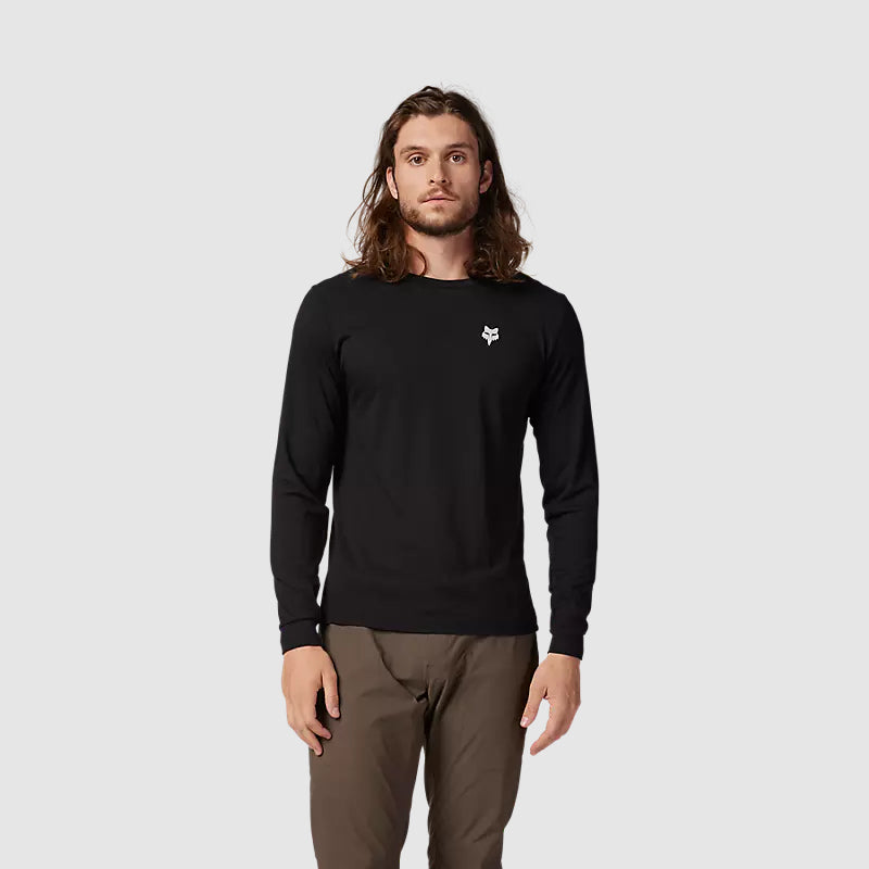 Polera Manga Larga Bicicleta Ranger Shepherds drirelease® Negro Fox polera bicicleta fox mtb