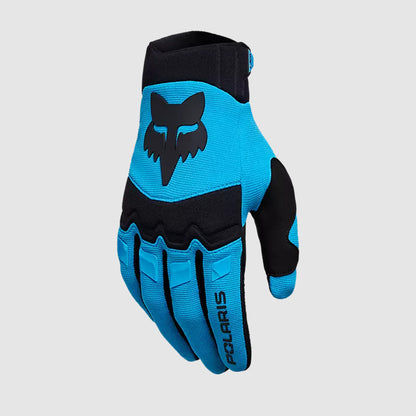 Guantes Moto Dirtpaw Drive Polaris Azul Claro Fox