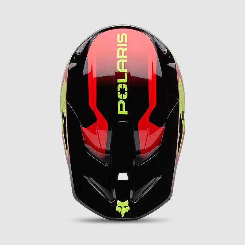 Casco Moto V1 Polaris Negro/Amarillo Fox | Casco Moto Fox casco fox racing motocross mtb