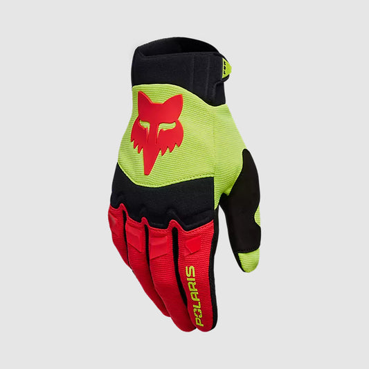 Guantes Moto Dirtpaw Drive Polaris Amarillo Fox