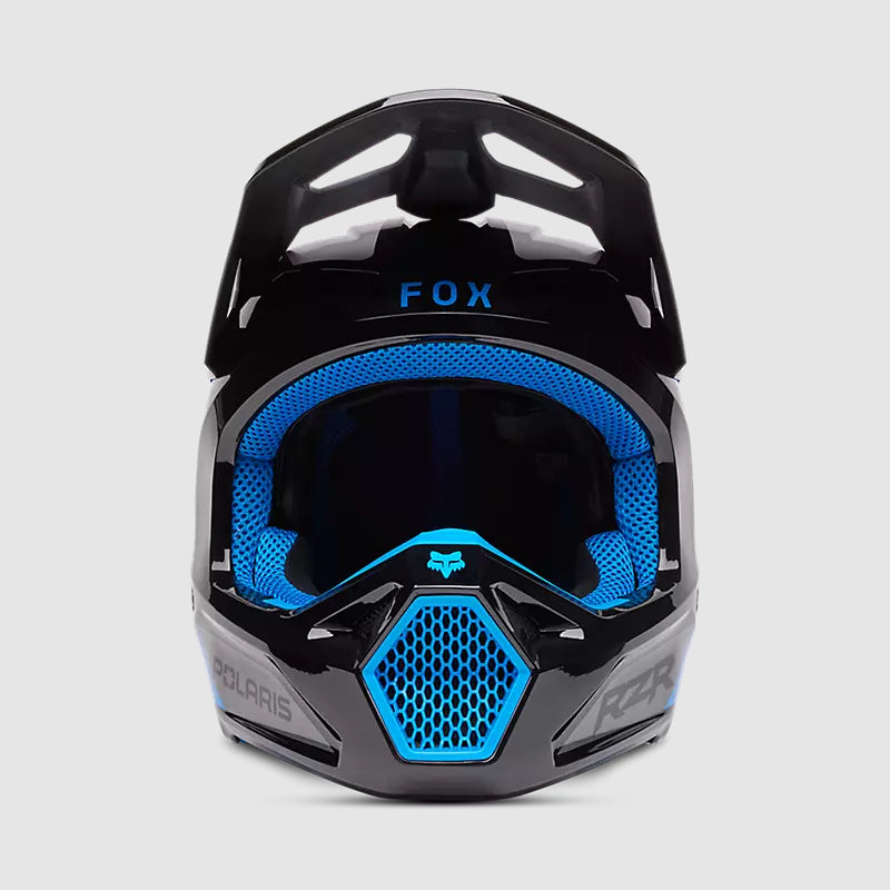 Casco Moto V1 Polaris Negro/Azul Fox | Casco Moto Fox casco fox racing motocross mtb