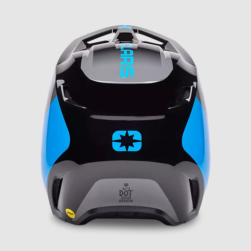 Casco Moto V1 Polaris Negro/Azul Fox | Casco Moto Fox casco fox racing motocross mtb