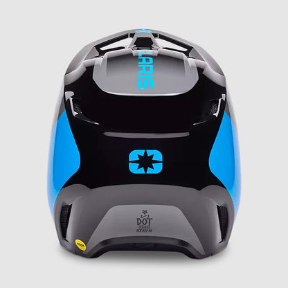 Casco Moto V1 Polaris Negro/Azul Fox | Casco Moto Fox casco fox racing motocross mtb