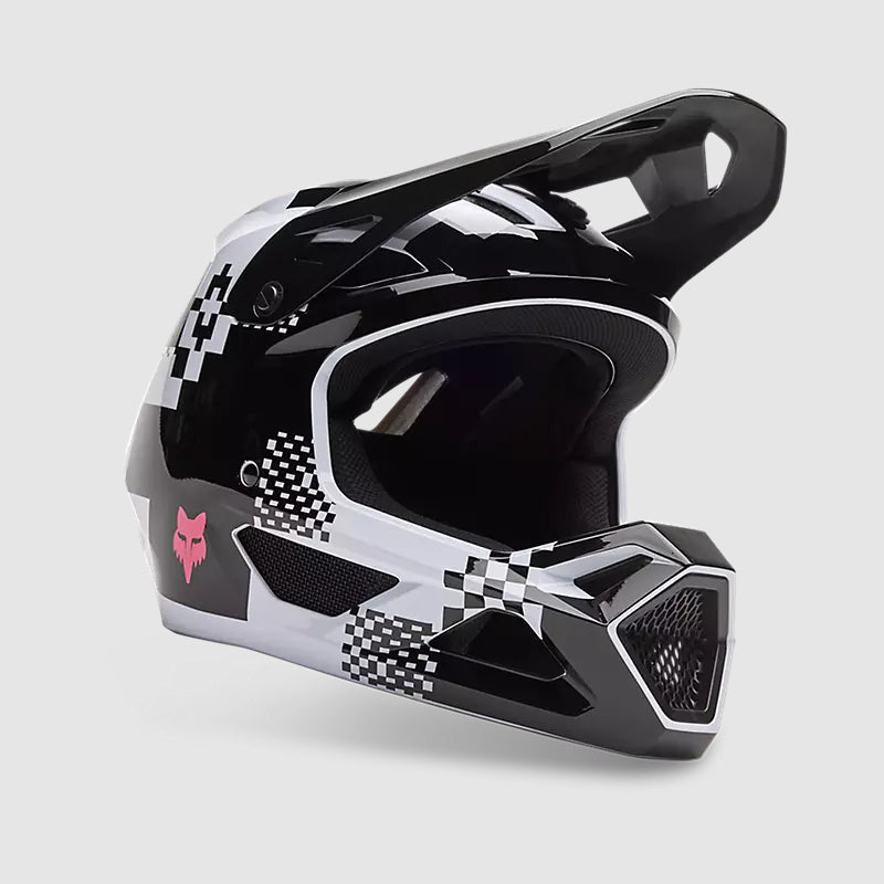 Casco Bicicleta New Rampage Digi Image Negro Fox | Casco MTB Fox casco fox racing motocross mtb