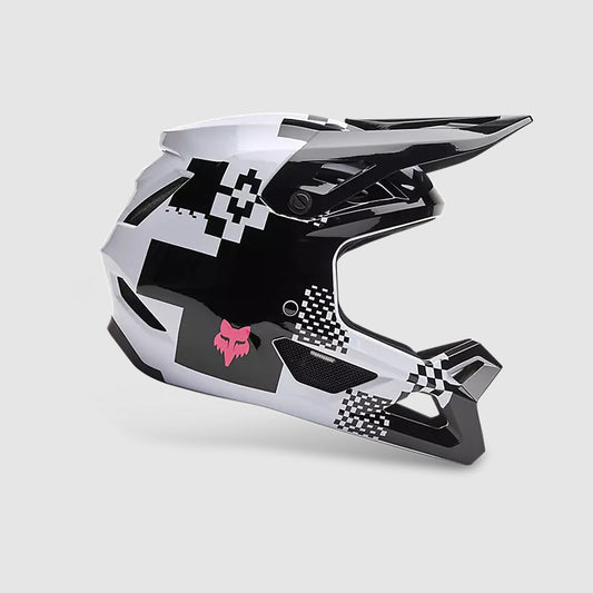 Casco Bicicleta New Rampage Digi Image Negro Fox | Casco MTB Fox casco fox racing motocross mtb