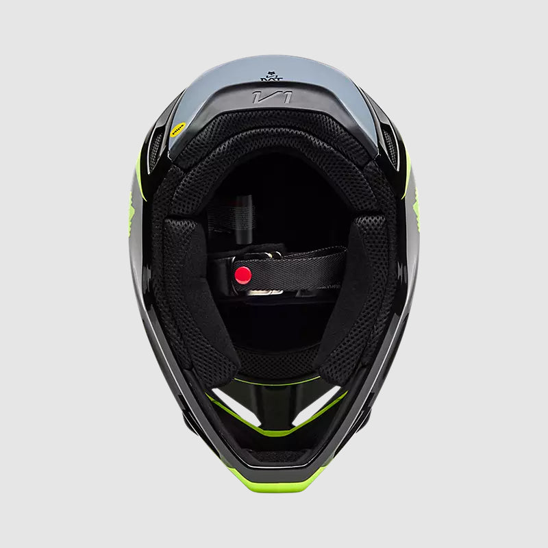 Casco Moto V1 Flow Negro/Amarillo Fox | Casco Moto Fox casco fox racing motocross mtb