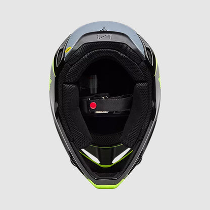 Casco Moto V1 Flow Negro/Amarillo Fox | Casco Moto Fox casco fox racing motocross mtb