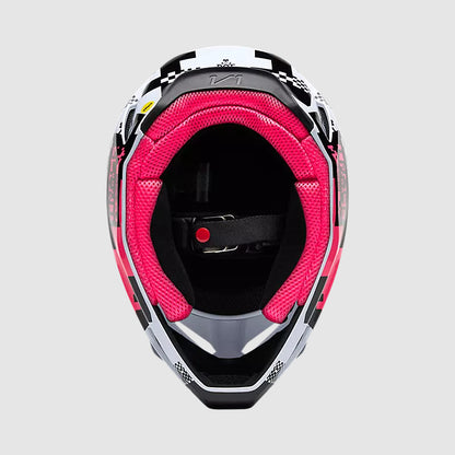 Casco Moto V1 Digi Image Negro/Rosado Negro Fox | Casco Moto Fox casco fox racing motocross mtb