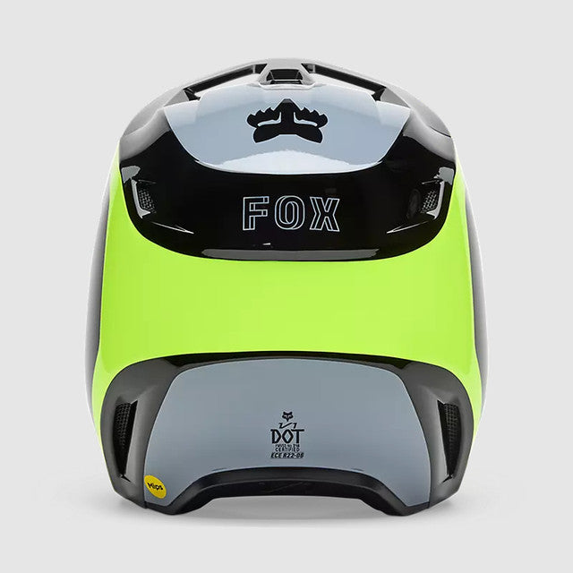 Casco Moto V1 Flow Negro/Amarillo Fox | Casco Moto Fox casco fox racing motocross mtb