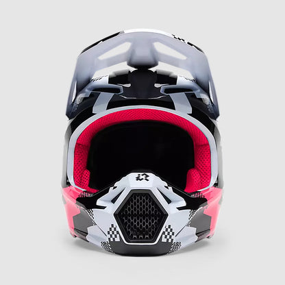 Casco Moto V1 Digi Image Negro/Rosado Negro Fox | Casco Moto Fox casco fox racing motocross mtb
