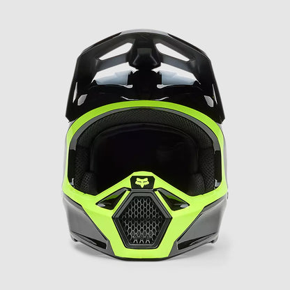 Casco Moto V1 Flow Negro/Amarillo Fox | Casco Moto Fox casco fox racing motocross mtb
