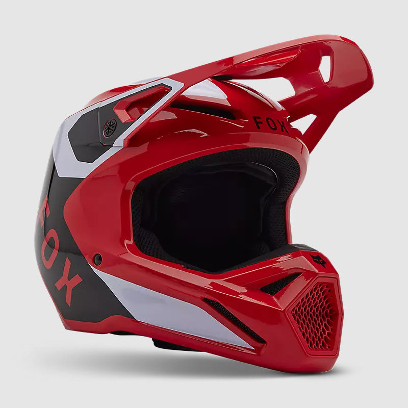 Casco Moto V1 Lean Rojo Fox | Casco Moto Fox casco fox racing motocross mtb