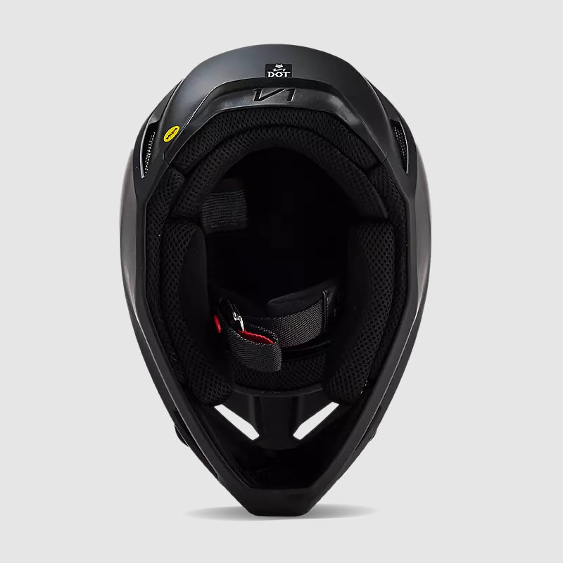 Casco Moto V1 Solid Negro Mate Fox | Casco Moto Fox casco fox racing motocross mtb