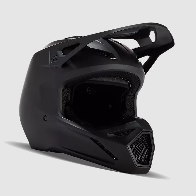 Casco Moto V1 Solid Negro Mate Fox | Casco Moto Fox casco fox racing motocross mtb