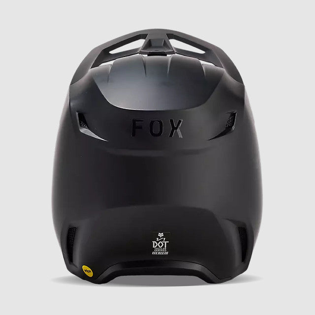 Casco Moto V1 Solid Negro Mate Fox | Casco Moto Fox casco fox racing motocross mtb