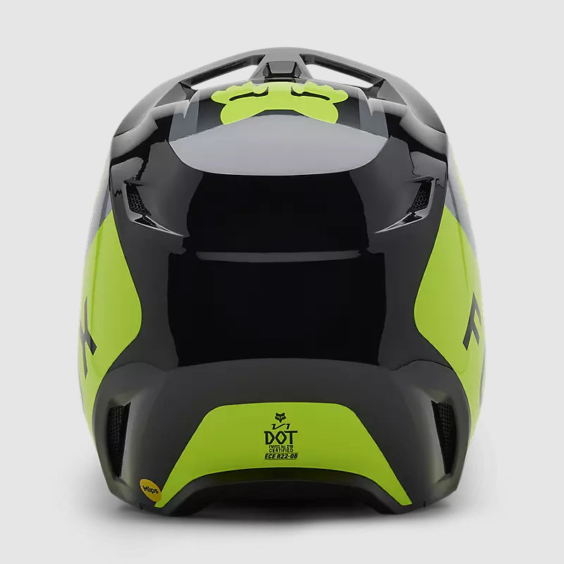 Casco Moto V1 Lean Gris/Amarillo Fox | Casco Moto Fox casco fox racing motocross mtb