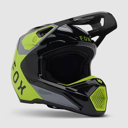 Casco Moto V1 Lean Gris/Amarillo Fox | Casco Moto Fox casco fox racing motocross mtb