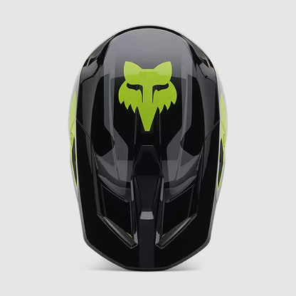 Casco Moto V1 Lean Gris/Amarillo Fox | Casco Moto Fox casco fox racing motocross mtb