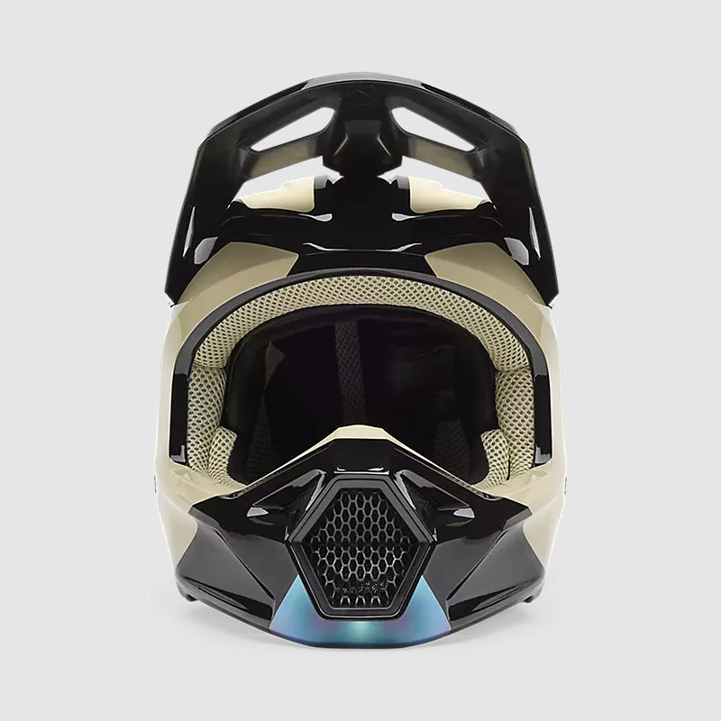 Casco Moto V1 Hello Future Negro/Cafe Fox | Casco Moto Fox casco fox racing motocross mtb