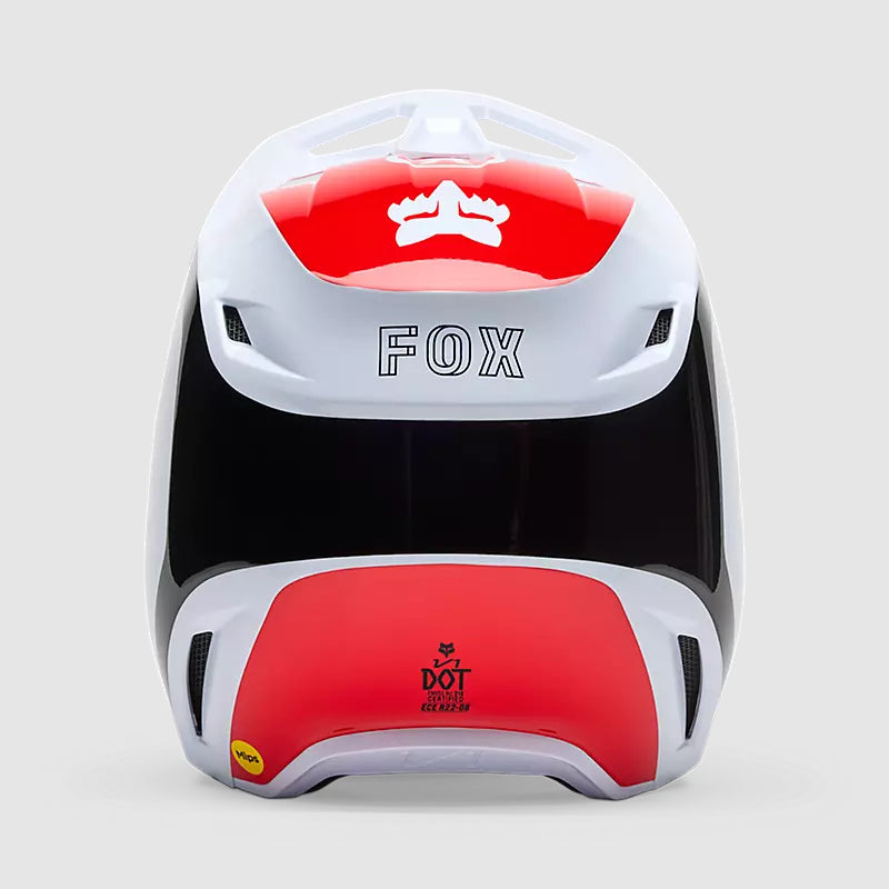 Casco Moto V1 Flow Blanco Fox | Casco Moto Fox casco fox racing motocross mtb