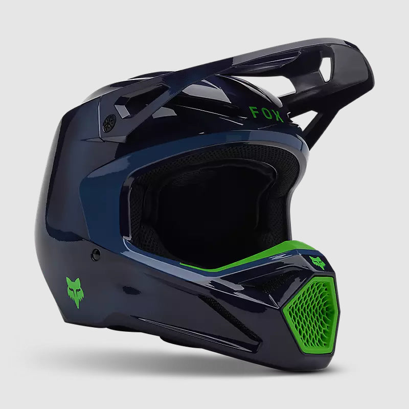 Casco Moto Niño V1 Taunt Azul Fox | Casco Moto Fox casco fox racing motocross mtb