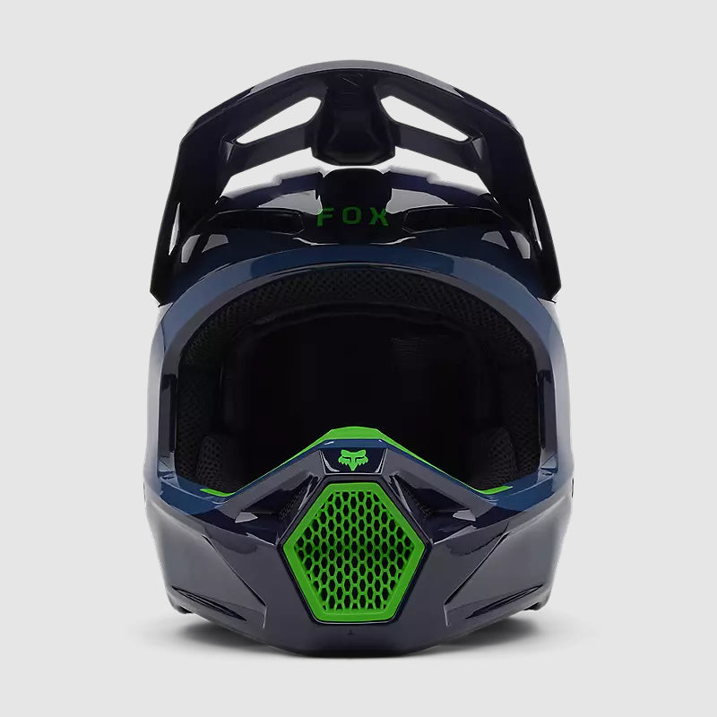 Casco Moto Niño V1 Taunt Azul Fox | Casco Moto Fox casco fox racing motocross mtb