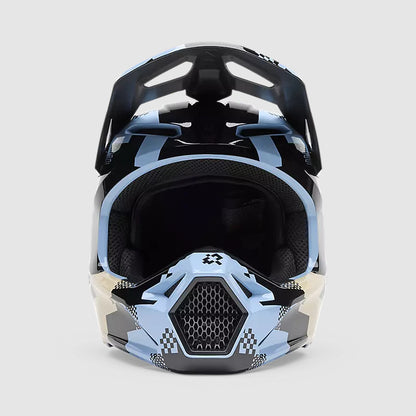 Casco Moto V1 Digi Image Azul Claro Fox | Casco Moto Fox casco fox racing motocross mtb