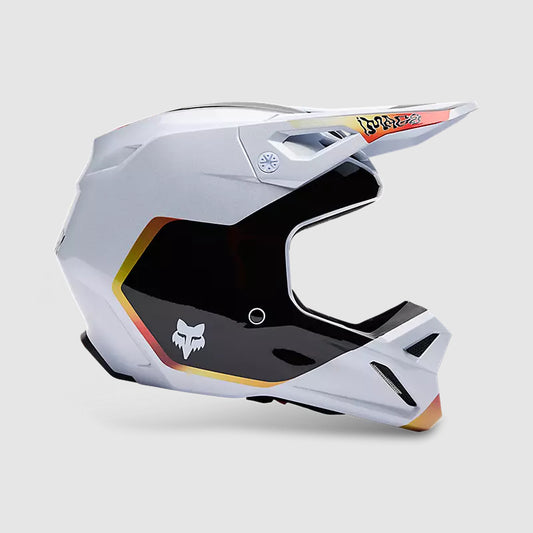 Casco Moto V1 Hello Future Blanco Fox | Casco Moto Fox casco fox racing motocross mtb