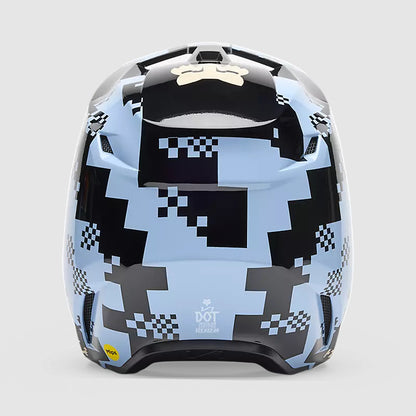 Casco Moto V1 Digi Image Azul Claro Fox | Casco Moto Fox casco fox racing motocross mtb