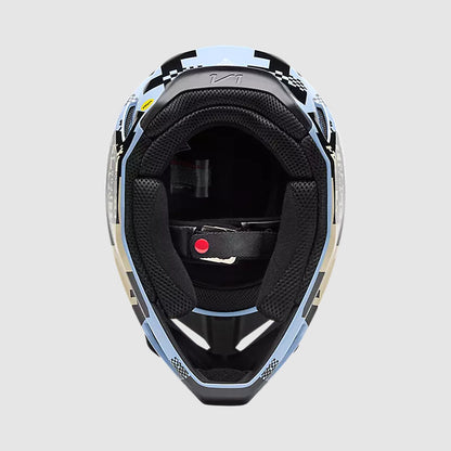 Casco Moto V1 Digi Image Azul Claro Fox | Casco Moto Fox casco fox racing motocross mtb