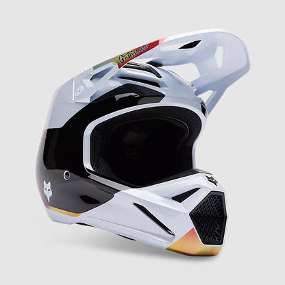 Casco Moto V1 Hello Future Blanco Fox | Casco Moto Fox casco fox racing motocross mtb