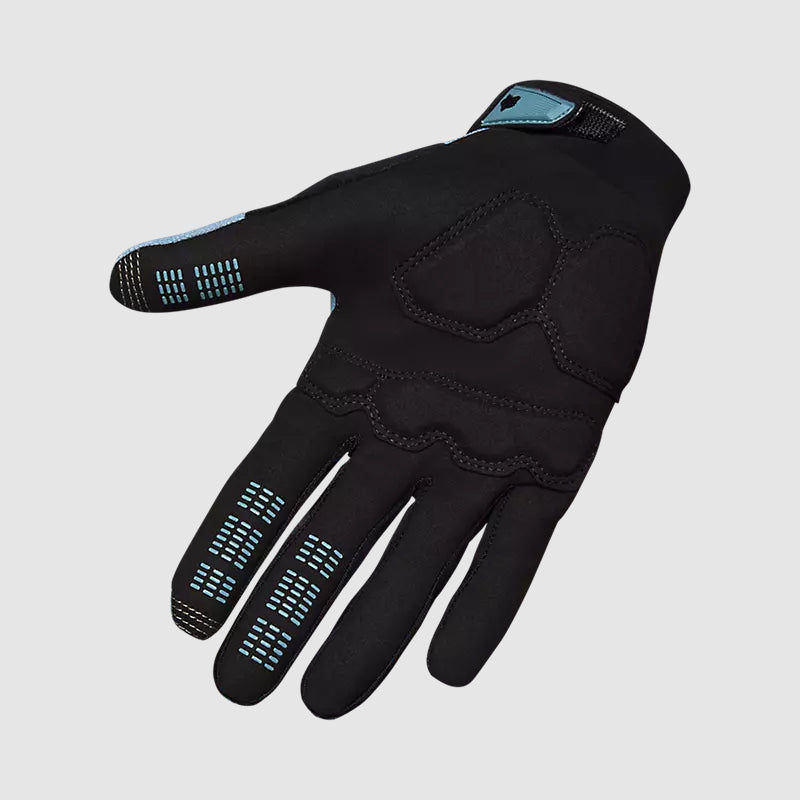 Guantes Bicicleta Ranger Gel Celeste Fox - imagen 2