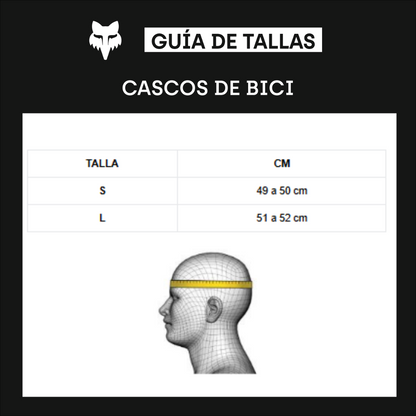 Casco Bicicleta Niño Rampage Celeste Fox | Casco MTB Fox casco fox racing motocross mtb