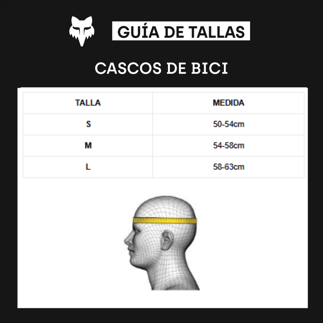Casco Bicicleta Mainframe Rental CE Negro Fox | Casco MTB Fox casco fox racing motocross mtb