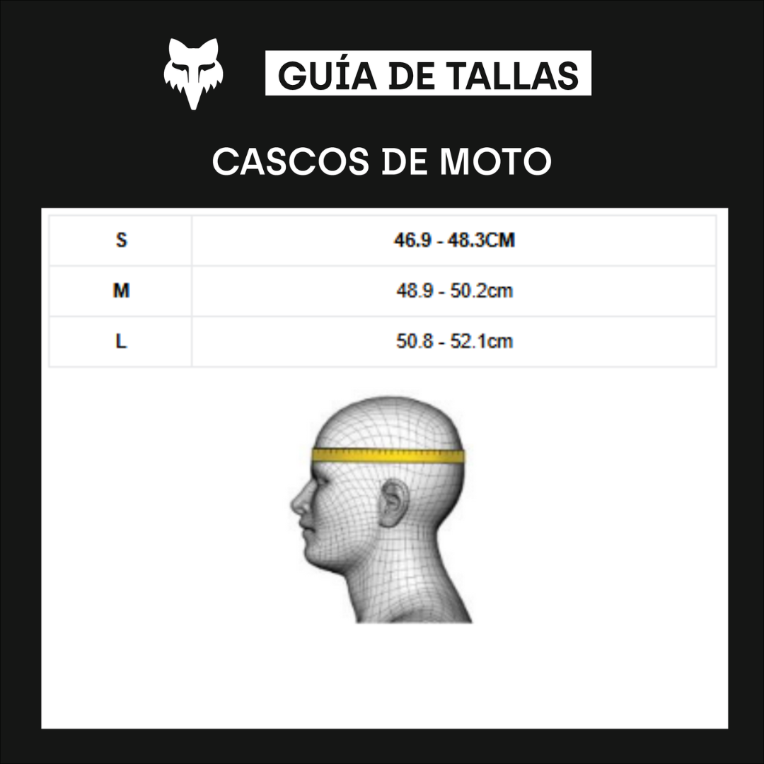 Casco Moto Niño V1 Czar Negro Amarillo Fox | Casco Moto Fox casco fox racing motocross mtb