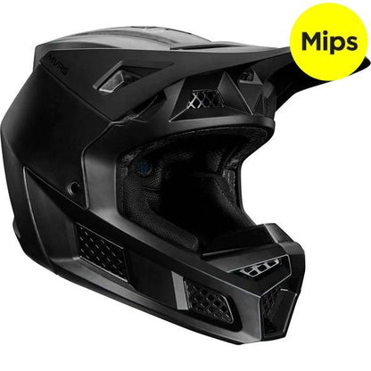 Casco Moto V3 Rs Solids Negro Fox | Casco Moto Fox casco fox racing motocross mtb