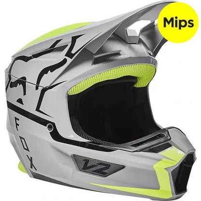Casco Moto V2 Merz Gris Fox | Casco Moto Fox casco fox racing motocross mtb