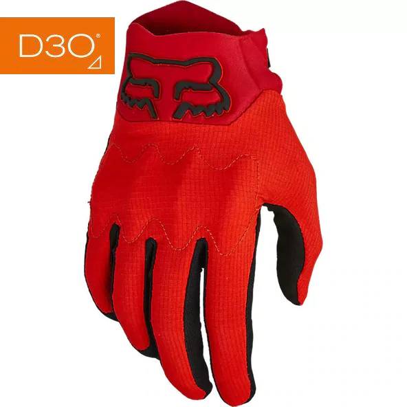 Guantes Moto Bomber LTCE Rojo Fox