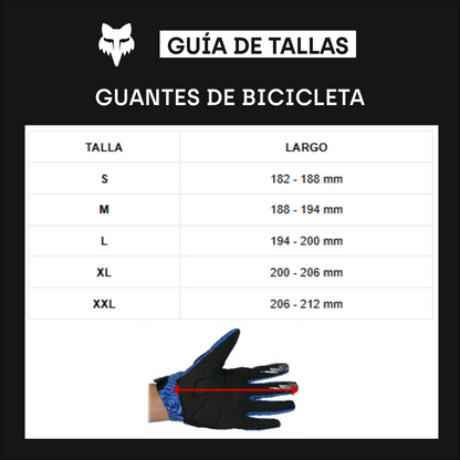 Guantes Bicicleta Ranger Lunar Gris Fox - imagen 4