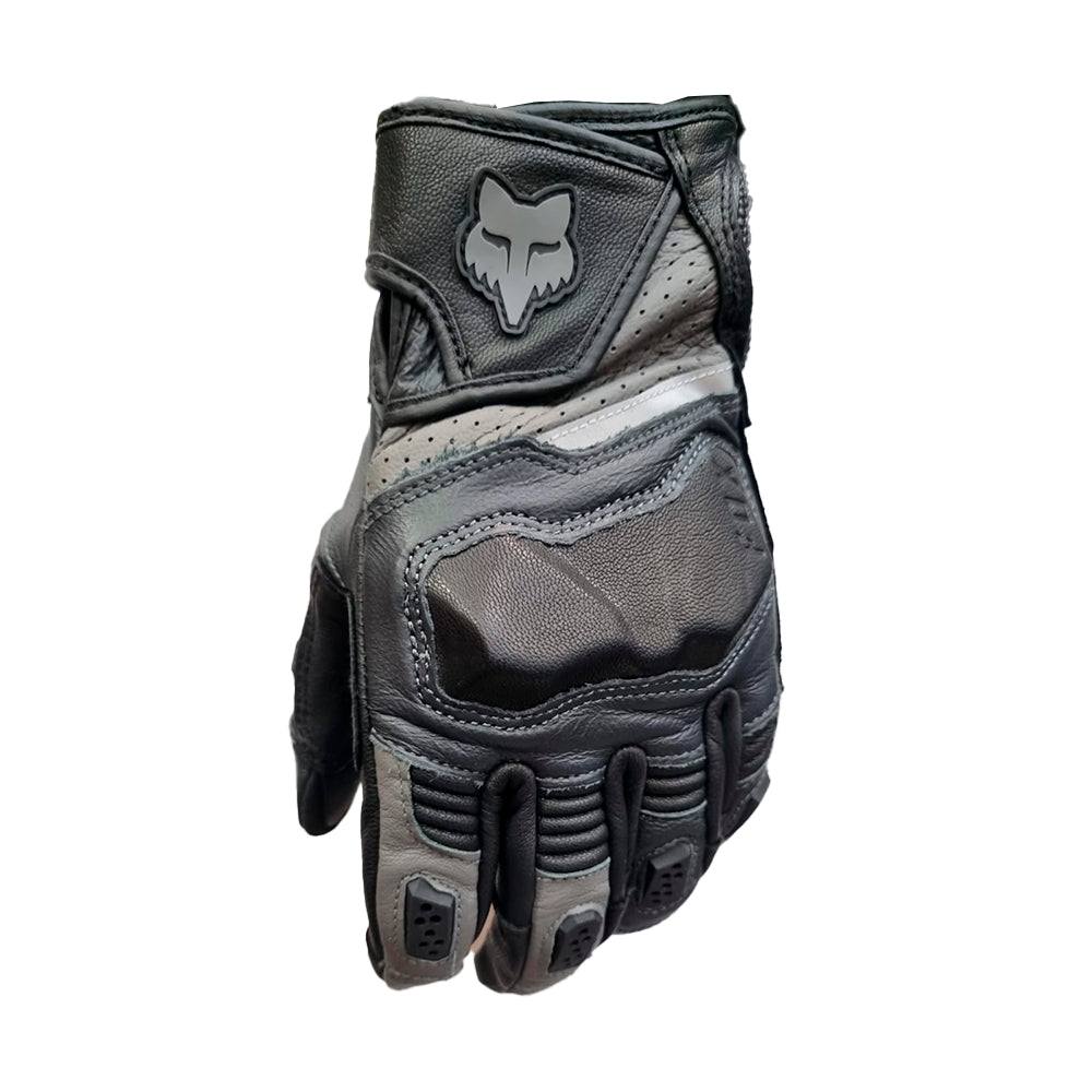 Guantes Moto Bomber Pro Gris Fox - imagen 2