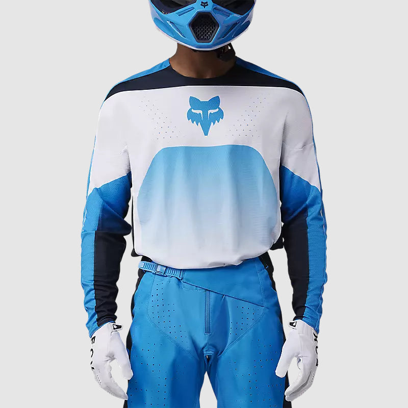 Polera Moto 360 Divider Azul Fox polera moto fox motocross