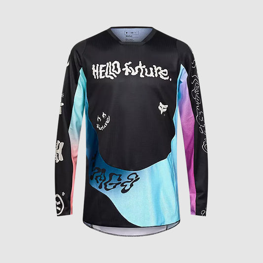 Polera Moto 180 Hello Future Negro Fox polera moto fox motocross