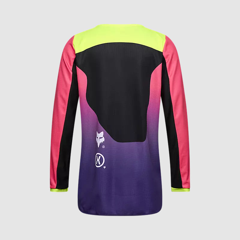 Polera Moto Niño 180 Elevated Negro/Rosado Fox polera moto fox motocross