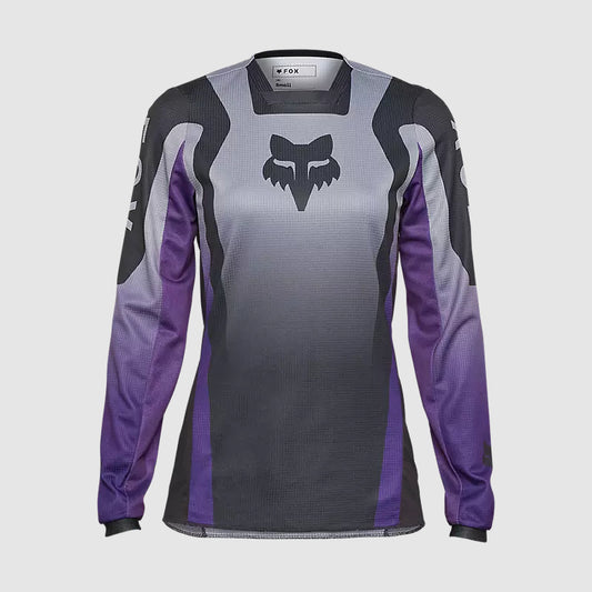 Polera Moto Mujer 180 Lean Morado Fox polera moto fox motocross