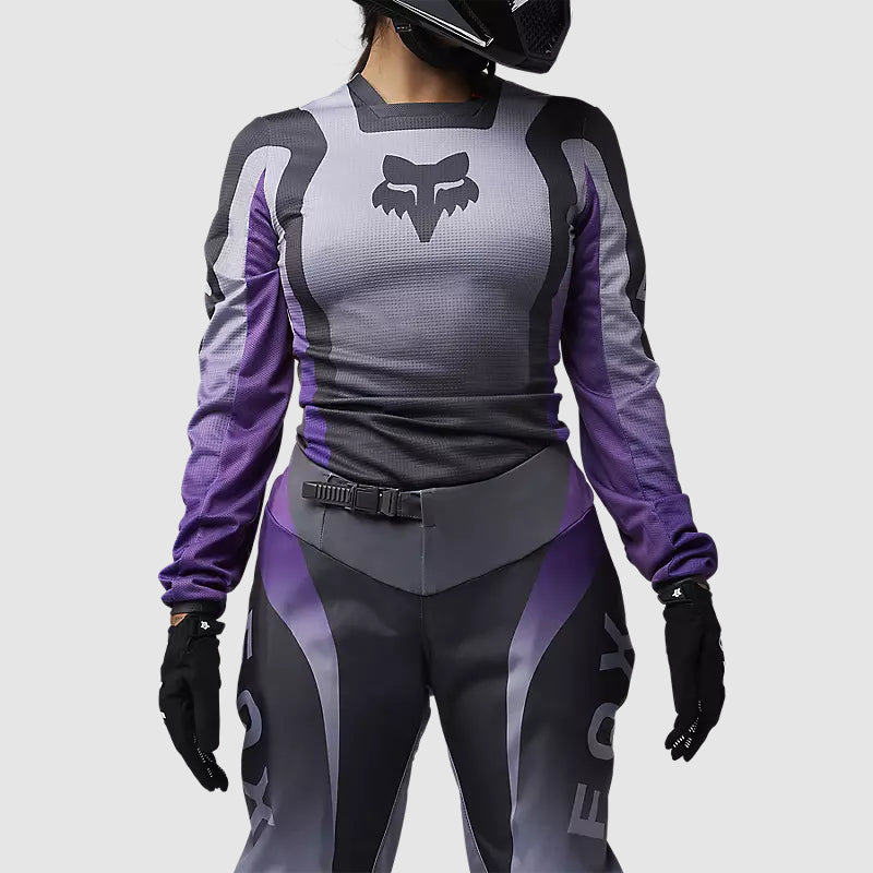Polera Moto Mujer 180 Lean Morado Fox polera moto fox motocross