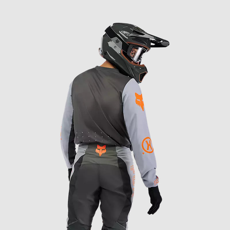 Polera Moto Off-Road Ranger Air Gris Fox polera moto fox motocross