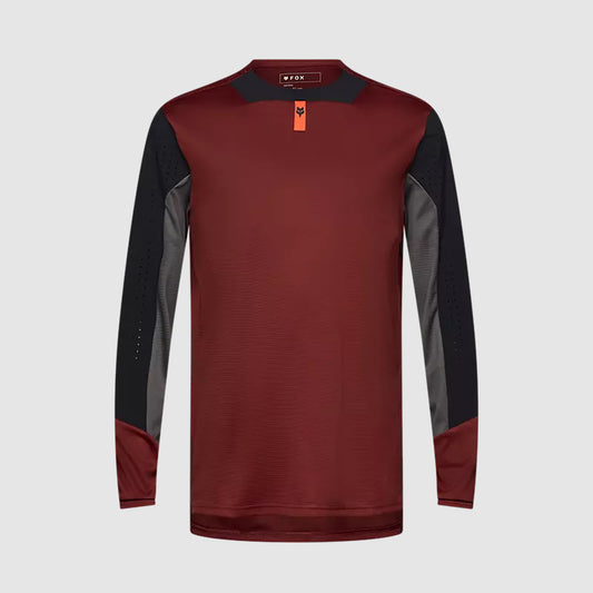 Polera Bicicleta Defend Manga Larga Marron Fox polera bicicleta fox mtb