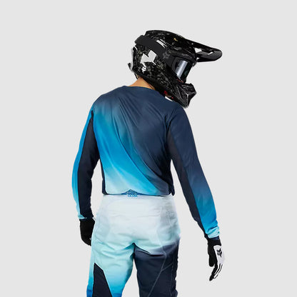 Polera Moto Air Haze 180 Azul Fox polera moto fox motocross