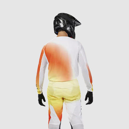 Polera Moto Air Haze 180 Blanco Fox polera moto fox motocross